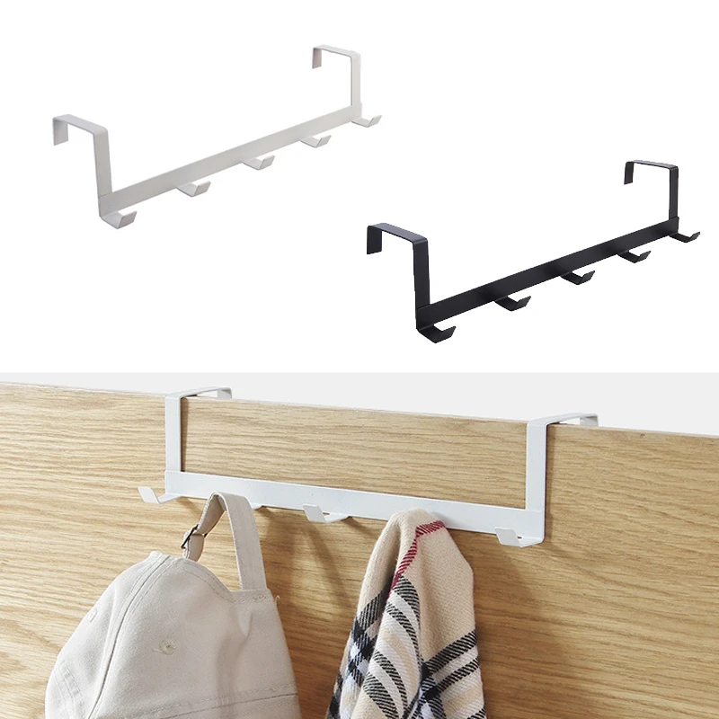 Home Edit Bathroom Storage - Crochets sur la porte, 5 crochets,