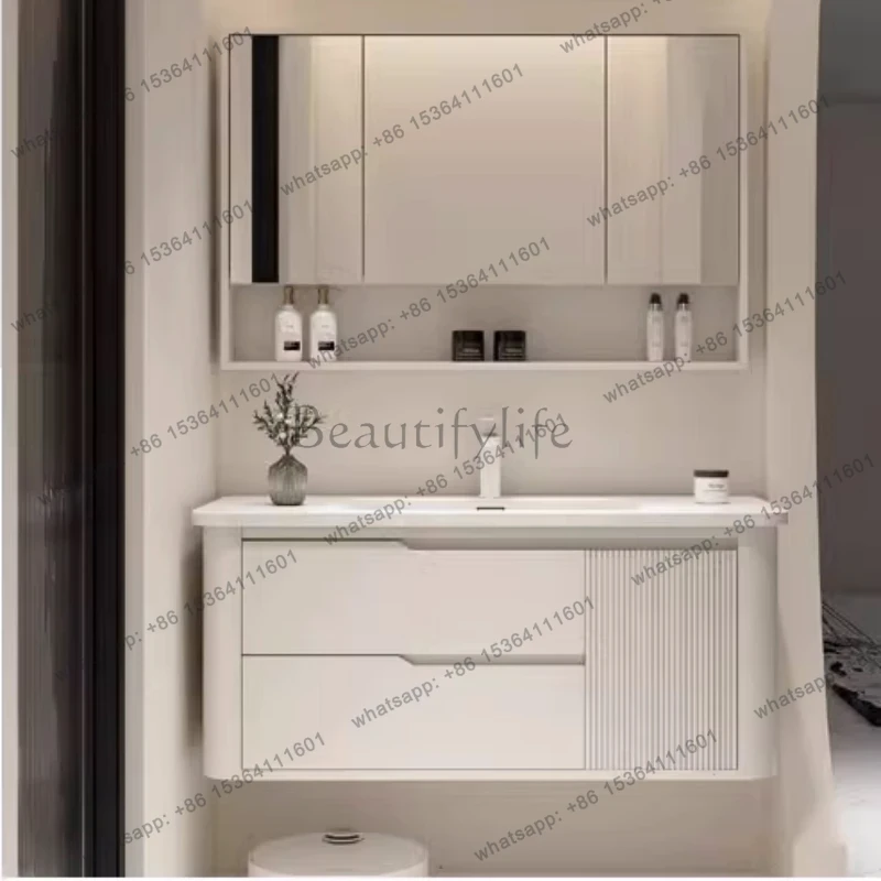 Home Bathroom Vanity Combo - LSClassic Armoire de salle de bain