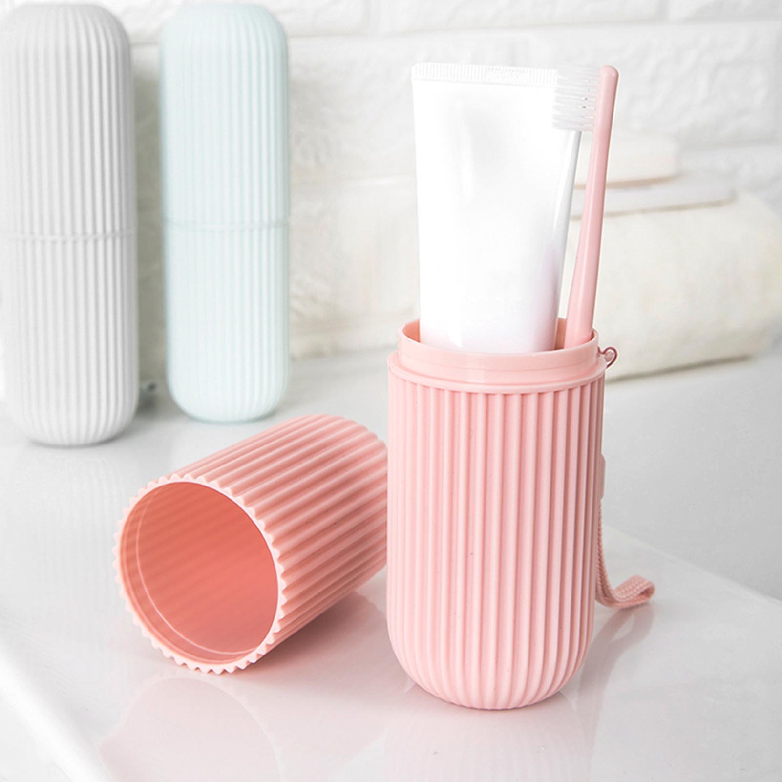Home Edit Bathroom Storage - Rose vide voyage Portable brosse à