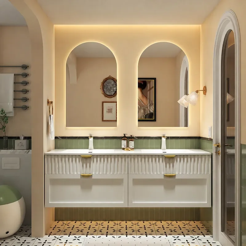 Home Bathroom Vanity Combo - Meuble de salle de bain style