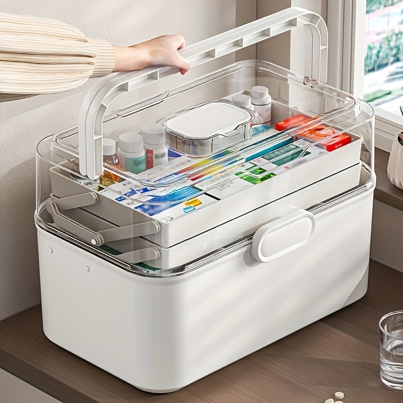 Home Edit Bathroom Storage - Boîte de rangement pour médicaments à