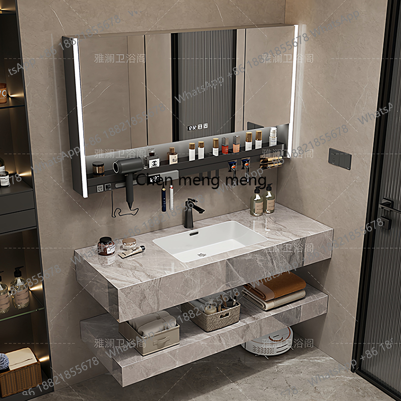 Meuble de rangement de salle d - Home Bathroom Vanity Combo avis et prix