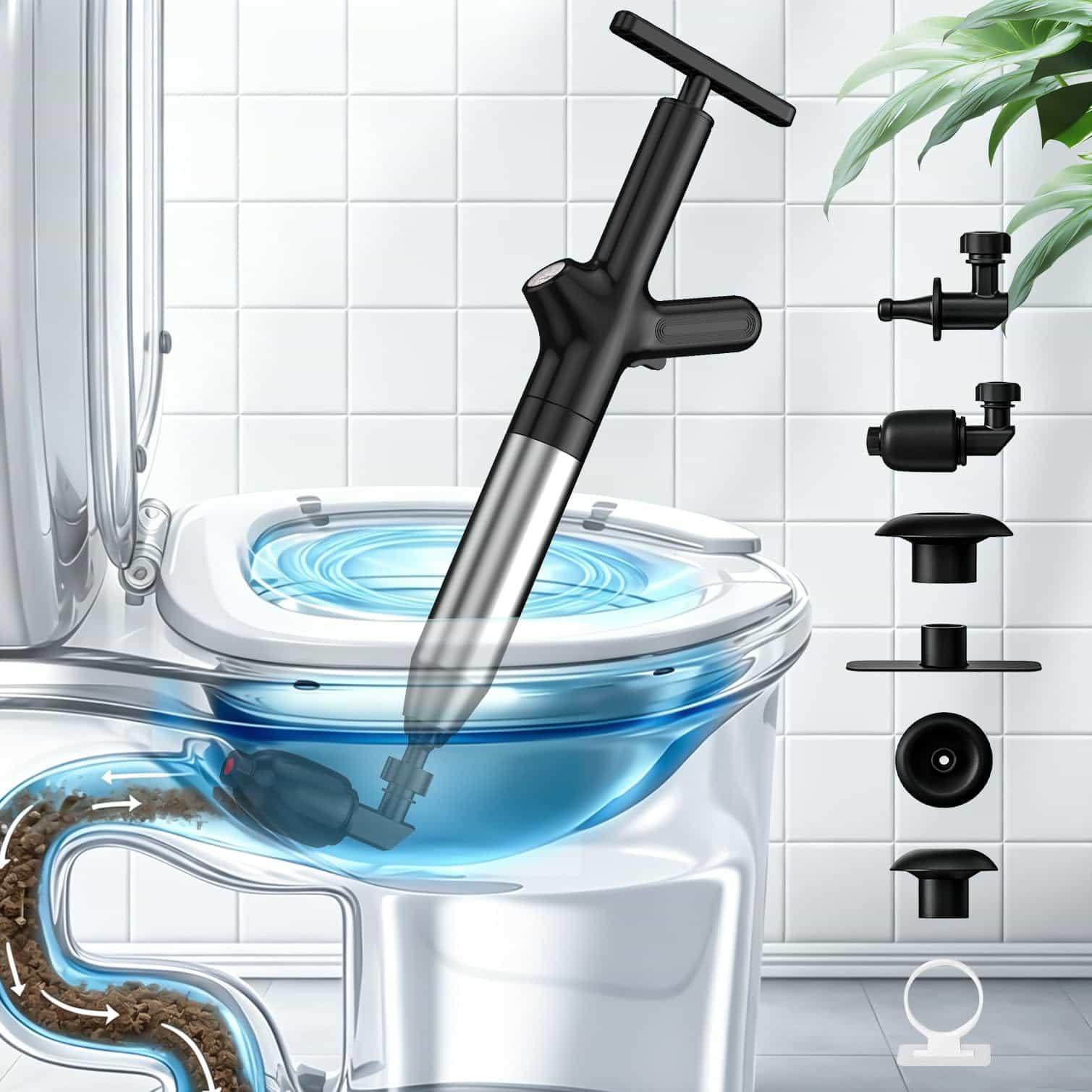 Déboucheur de toilettes à haut - Plunger Toilet avis et prix