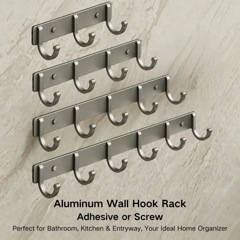 Porte-manteaux mural en alumin - Home Bathroom Organizer avis et prix