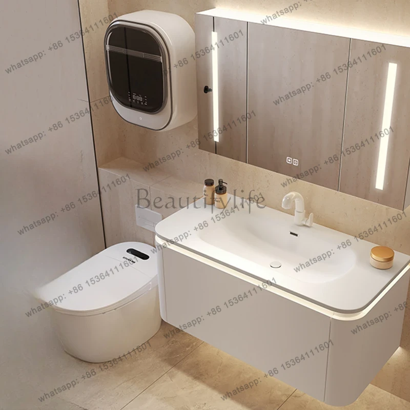 Meuble de salle de bain en boi - Home Bathroom Vanity Combo avis et prix